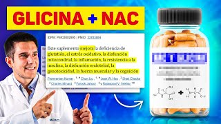 ¡SORPRENDE EL RESULTADO🤩NAC y GLICINA para MUCHO MÁS GLUTATIÓN NUEVO ESTUDIO [upl. by Neneek]