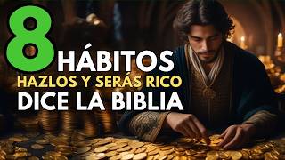 8 HÁBITOS Cómo Prosperar y Atraer Mucho Dinero Según la Biblia [upl. by Artemed873]