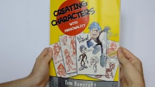 Flip Through  Creating Characters with personality Tom Bancroft [upl. by Elamef]