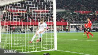 Austria vs Poland  EURO 2020 Qualifying Stadium POV [upl. by Nnylacissej92]