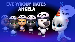 My Talking Tom Friends  AMONG US  Everybody Hate ANGELA  RIP ANGELA🥺 [upl. by Elleinet]