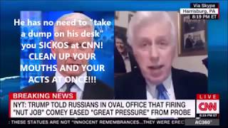 CNN Sicko Anderson Cooper suggests Trump poops on his desk instead of in a toilet SAD [upl. by Mulvihill661]