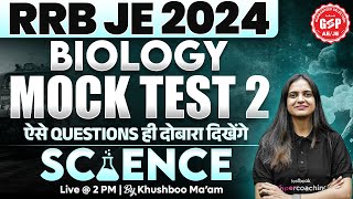 RRB JE  RRB JE 2024 Science  RRB JE 2024 Science Classes by Khusboo Maam [upl. by Llerod447]