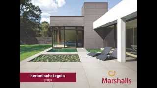 Marshalls Keramische Terrastegels 2cm dik Voorstelling [upl. by Ayatnohs]