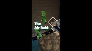 The Air Raid – Minecraft 117 shorts [upl. by Ahsrav]