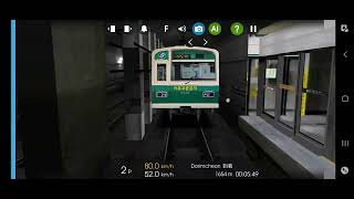 Hmmsim 2 Seoul Metro Line 2 Sinjeong Branch Line From Kkachisan to Sindorim [upl. by Eive]