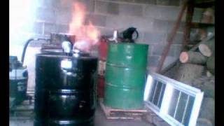 wood gasifier  wood gas  free energy [upl. by Seppala]