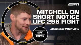 Bryce Mitchell I was building a barn when I got the call for UFC 296  ESPN MMA [upl. by Henrion683]