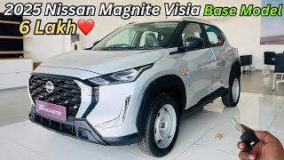 2025 Nissan Magnite Visia Base Model Full Review ❤️ New Updates amp Features ✅ Better Than Fronx [upl. by Akimik933]