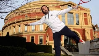 Goran IvanisevicJeremy BatesWayne Ferreira amp Henri Leconte Greatest Tennis Royal Albert Hall 2012 [upl. by Saeger]