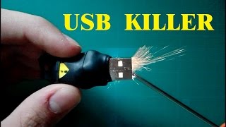 Homemade USB killer [upl. by Cristiona535]