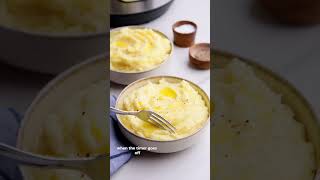 Instant Pot Mashed Potatoes sidedishrecipe thanksgivingrecipes instantpotrecipes [upl. by Anirehtak]