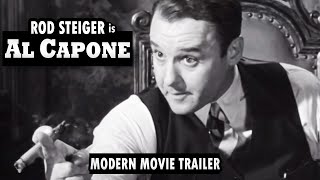 Al Capone 1959 Rod Steiger Modern Movie Trailer [upl. by Noizneb]