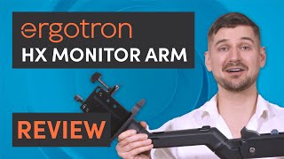 💻 Ergotron HX Monitor Arm  Review amp Assembly [upl. by Scurlock]