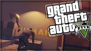 GTA 5  Hide amp Seek in the Humane Labs GTA V Online Funny Moments [upl. by Aryc738]