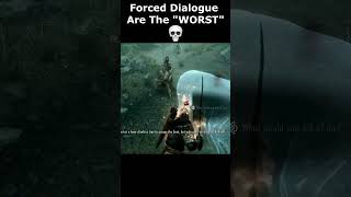 Forced Dialogue Are The quotWORSTquot 💀 skyrim skyrimanniversary elderscrolls shortsfeed [upl. by Evey]