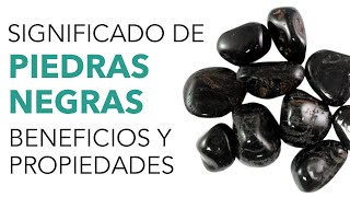 Significado de las PIEDRAS NEGRAS 😱✨ ¡Mira cómo pueden beneficiarte [upl. by Hailahk]