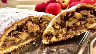 Яблочный ШтрудельСтаринный Рецепт Elmalı Strudel [upl. by Yelac]