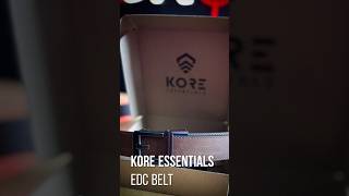 KORE Essentials EDC Belt WOW edc review unboxing [upl. by Ginelle]