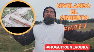 HUGUITO EN LA OBRANivelando el cimiento Parte Il construccion cimiento trend viralvideo [upl. by Trbor]