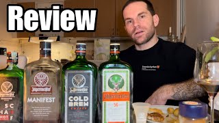 Jägermeister Review I try the 4 different Jägermeisters Which one is my favourite [upl. by Pelson]