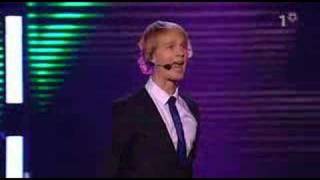 Melodifestivalen 2008  Björn Gustafsson läser en dikt [upl. by Notserp]