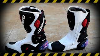 Pro Biker Speed Leather Motorcycle Boots [upl. by Rodolfo]