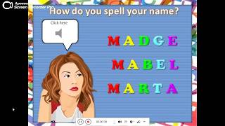 Spelling Names [upl. by Christophe]