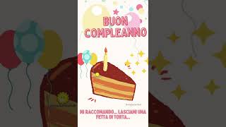 Buon Compleanno Immagini Bellissime [upl. by Rifkin]