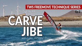 Episode 2 Carve jibe how to gybe jibing tips technique tutorial windsurfing [upl. by Luane481]