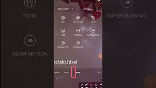 slow motion camera phone camerasettings camerasettingsmobile technicalazad smartphonecamera [upl. by Ashly]