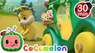 Bunny Misses The Bus Song  MORE CoComelon JJs Animal Time  Kids Songs  Animal Songs for Babies [upl. by Naquin]