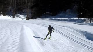 Sci Fondo  Tecnica di Pattinaggio  XC SKI  Cross Country Skiing  Skating Technic  2014 [upl. by Hirz513]