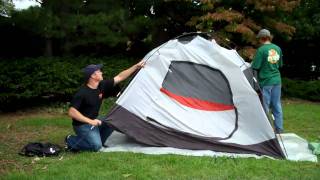 How to set up a 4 man tent [upl. by Feeley]