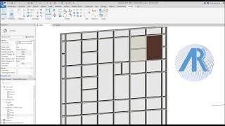 Adding Deleting amp Moving Mullions in Curtain Walls Revit Tutorial [upl. by Bergeman]