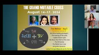 The Mutable Cross of August 2024 presented by 3 Leading Astrologers [upl. by Swiercz345]