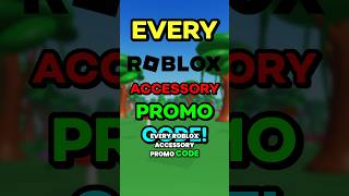 EVERY FREE Roblox PROMO CODE [upl. by Bradlee]