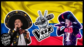 Top 10 Niños Colombianos Cantando Música Mexicana [upl. by Nemraciram]