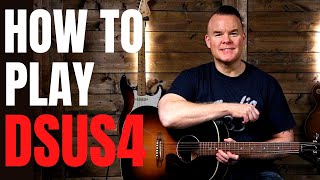 D sus4 Chord Guitar Lesson How to play Dsus4 on guitar [upl. by Valley758]