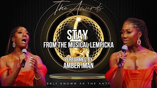 Amber Iman performs Stay from Lempicka The Musical at The 2nd Annual Awards 2022 [upl. by Bili]