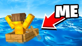 BOAT TIME In ULTRA Realistic Minecraft [upl. by Jeni]