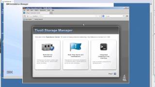 Tivoli Storage Manager 641 Operations Center install and config  Demo [upl. by Ertsevlis]