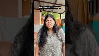 How others vs I check if it’s Raining 🌧️😁watch till end🤪sharmilageorge shorts [upl. by Enala243]