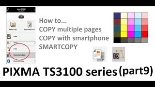 PIXMA TS3100 E3100 series part9  Copy Tips for PIXMA [upl. by Lilia84]