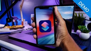 iOS 12 Shortcuts App Demo [upl. by Laresa]
