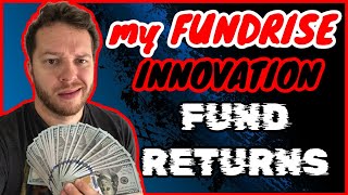 My FUNDRISE INNOVATION FUND RETURNS  Venture Capital Investing Opportunity [upl. by Palua188]