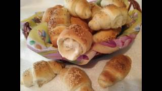 KIFLICKI SO MELENI SEMKI OD TIKVA I MEDPOSNIROLLS WITH PUMPKIN SEEDS AND HONEY [upl. by Nale]