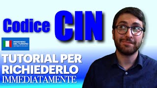 Come richiedere il CODICE CIN  Tutorial completo [upl. by Nanine485]