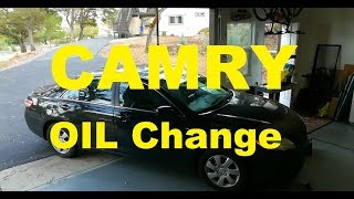 How to Change Toyota Camry Engine Oil▶️ Camry Motor Oil Change [upl. by Llejk]