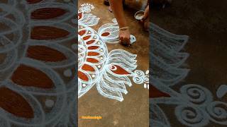 Diwali Thamari Kolam  Aippasi Madham Kolam  Dwarkamaistyle🌺🐚 [upl. by Ellainad]